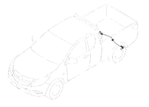 Rear ABS L/H Speed Sensor (2012->2017)