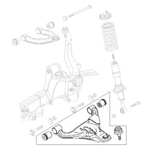 Front Lower Wishbone R/H (2012->2019)