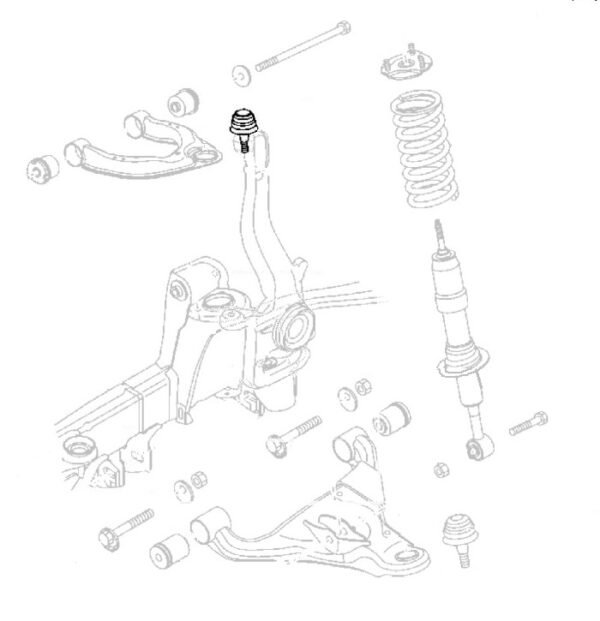 Front Upper Wishbone Ball Joint R/H or L/H