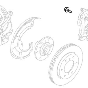 Front Brake Caliper Fitting Bolt