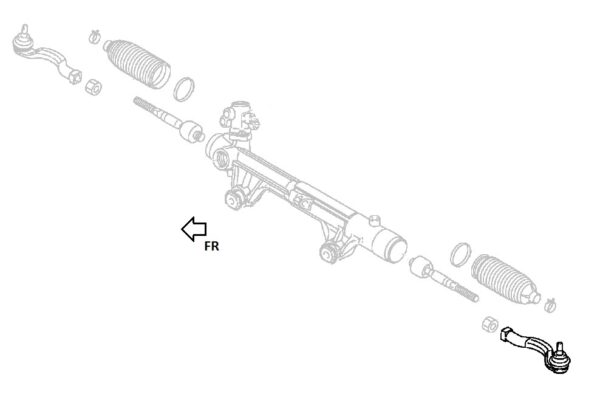 Steering Track Tie Rod End Outer L/H