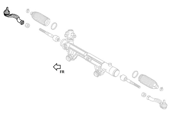 Steering Track Tie Rod End Outer R/H