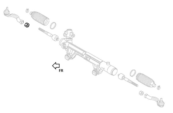 Steering Track Rod End Securing Nut