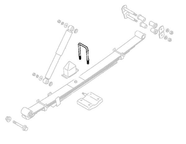 Rear Leaf Spring U-Bolt R/H or L/H