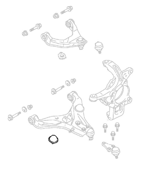 Front Bump Stop Lower R/H or L/H