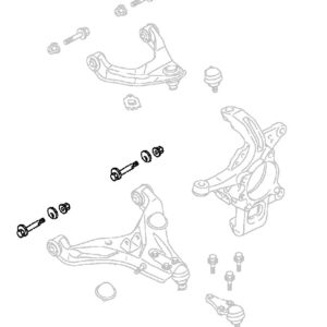 Front Lower Camber Adjusting Bolt Set