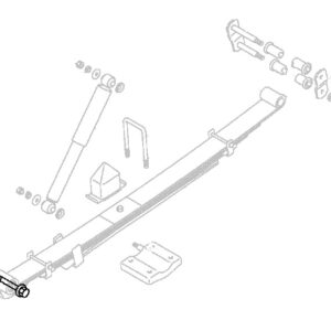 Leaf Spring Front Bolt Kit