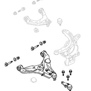 Front Wishbone Lower L/H + Bolts